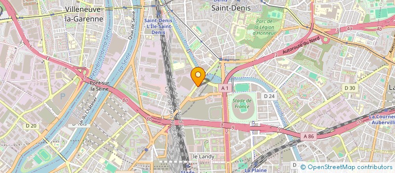 localisation de l'entreprise TECH AUDIO à SAINT-DENIS