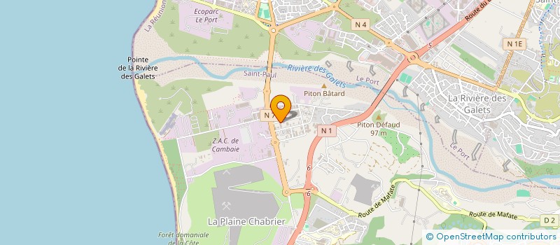 localisation de l'entreprise TECH AUTO à SAINT-DENIS