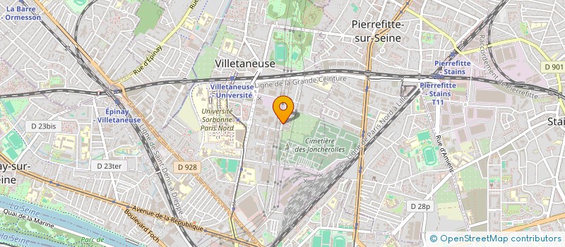 localisation de l'entreprise TECH AUTO à VILLETANEUSE