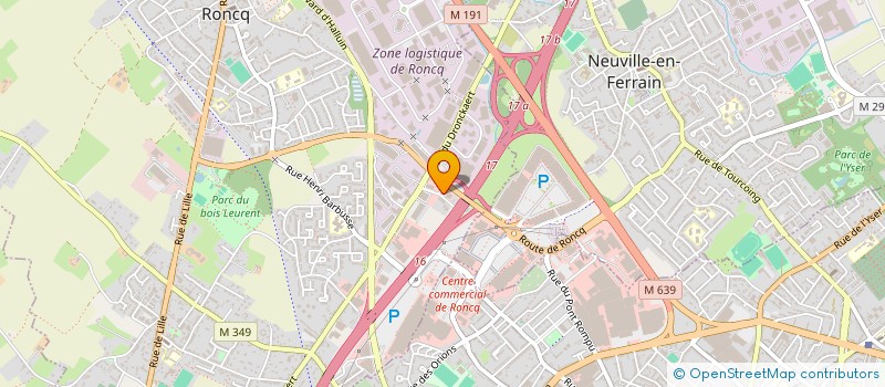 localisation de l'entreprise TECH-AUTOMOBILES à RONCQ