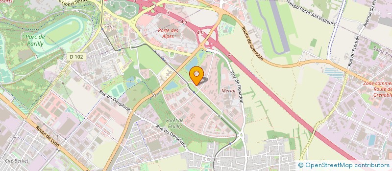 localisation de l'entreprise TECH BAT 2008  SAINT-PRIEST