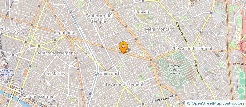 localisation de l'entreprise TECH CANVAS  PARIS