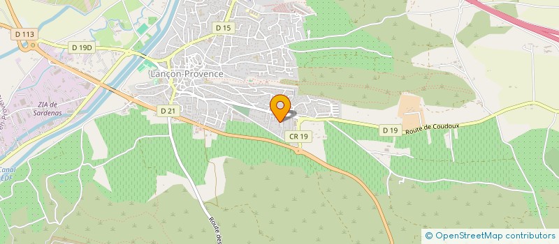 localisation de l'entreprise TECH CARE à LANCON-PROVENCE