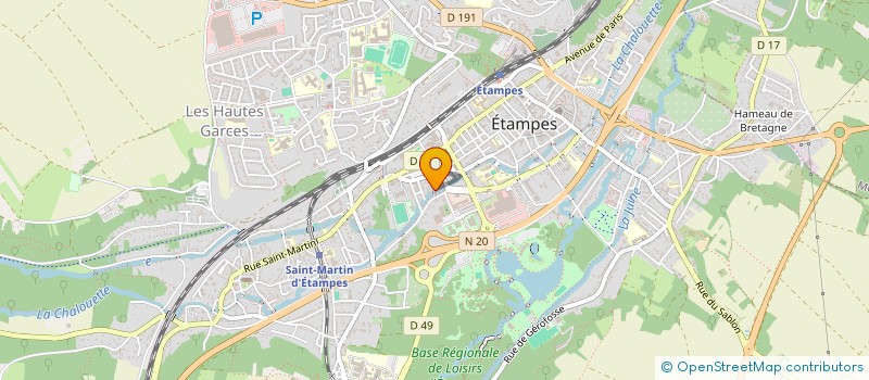 localisation de l'entreprise TECH CAREER  ETAMPES