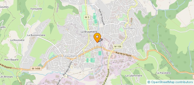 localisation de l'entreprise TECH.CLIMAT  LA TALAUDIERE