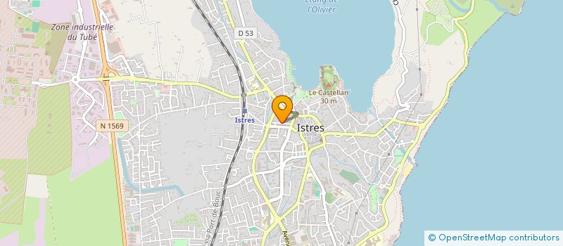 localisation de l'entreprise TECH-CLUB à ISTRES
