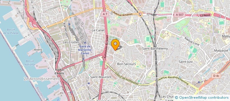 localisation de l'entreprise TECH & CO à MARSEILLE