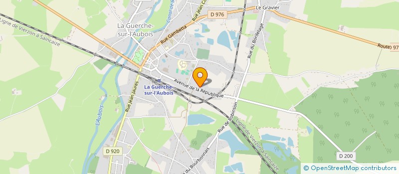 localisation de l'entreprise TECH COMPOSITES à LA GUERCHE-SUR-L'AUBOIS
