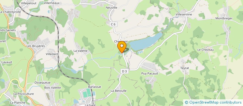 localisation de l'entreprise TECH CREUSE à SAINTE-FEYRE