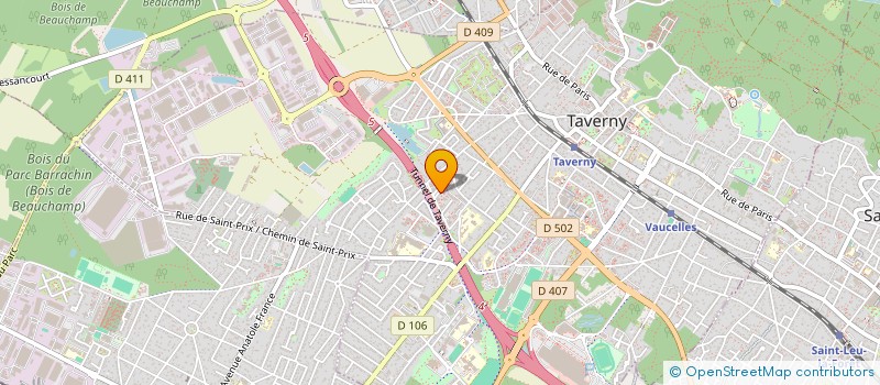 localisation de l'entreprise TECH DATA  TAVERNY