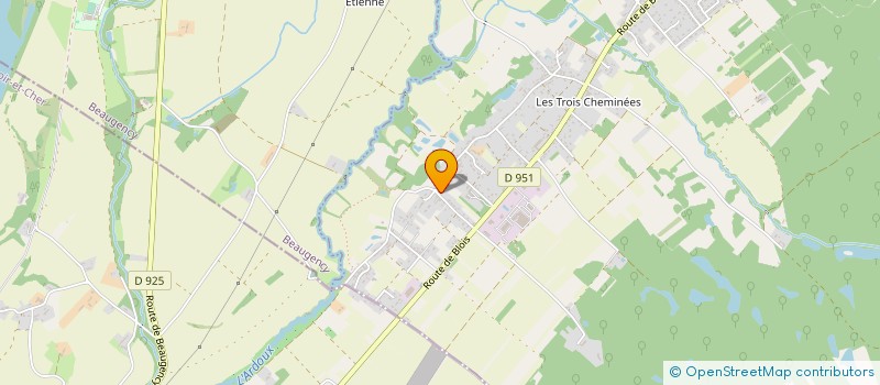 localisation de l'entreprise TECH DEBOSS à LAILLY EN VAL