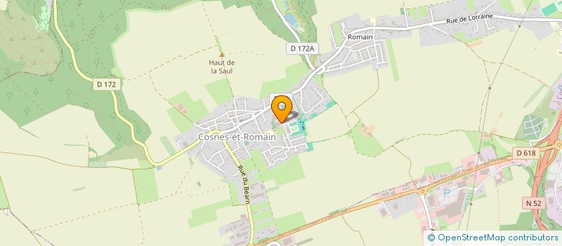 localisation de l'entreprise TECH ECHANGES DEVELOPPEMENT T.E.D.  COSNES-ET-ROMAIN