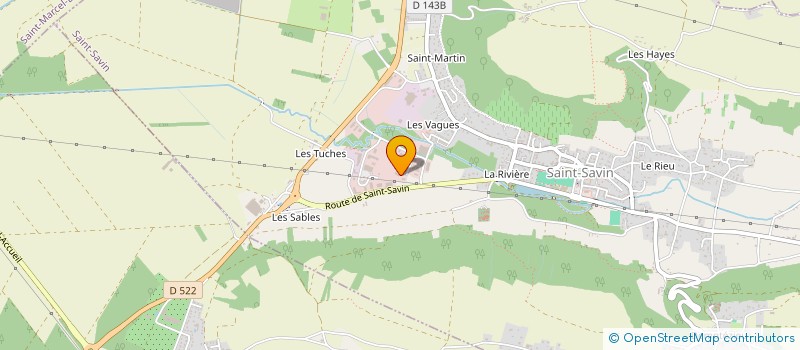 localisation de l'entreprise TECH-EFF à SAINT-SAVIN