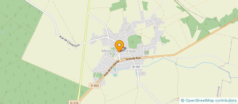 localisation de l'entreprise TECH'ELAN  MONTIGNY-LENCOUP