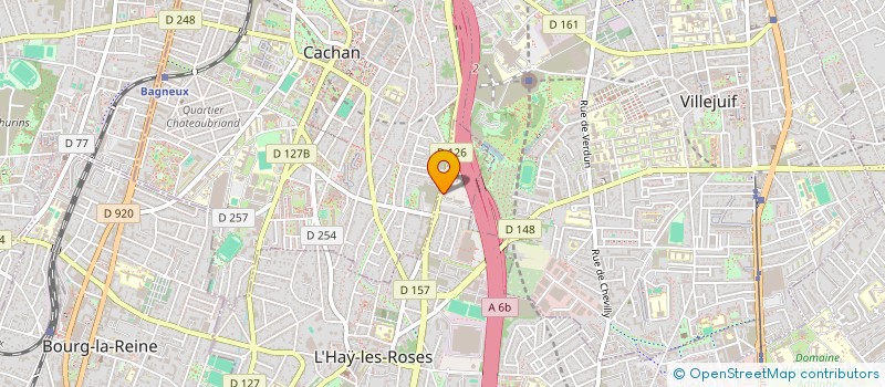 localisation de l'entreprise TECH ELEC  L'HAY-LES-ROSES
