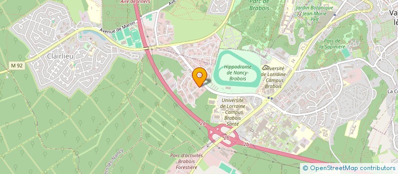 localisation de l'entreprise TECH ERGO APPLIQUEES, T.E.A.  VANDUVRE-LES-NANCY