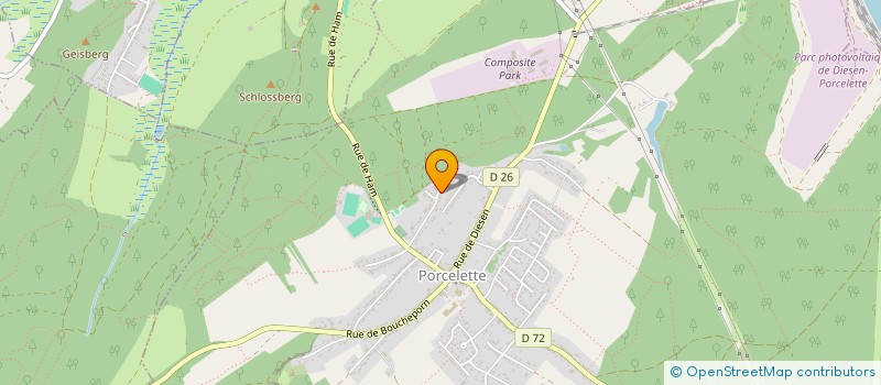 localisation de l'entreprise TECH-EVENTS  PORCELETTE