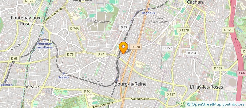 localisation de l'entreprise TECH FACTORY CONSULTING à BOURG-LA-REINE