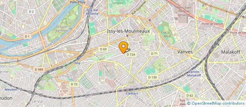 localisation de l'entreprise TECH&FLY à ISSY-LES-MOULINEAUX