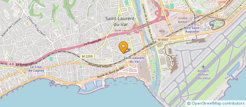 localisation de l'entreprise TECH HOUSING à SAINT-LAURENT-DU-VAR