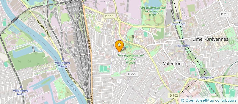 localisation de l'entreprise TECH IA  VILLENEUVE-SAINT-GEORGES