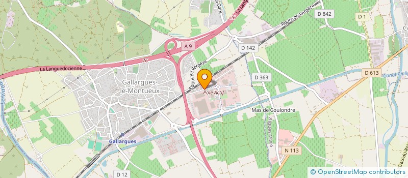 localisation de l'entreprise TECH'IDDEM à GALLARGUES-LE-MONTUEUX
