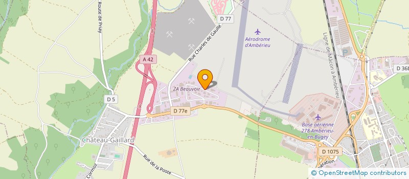 localisation de l'entreprise TECH'IMMO à CHATEAU-GAILLARD