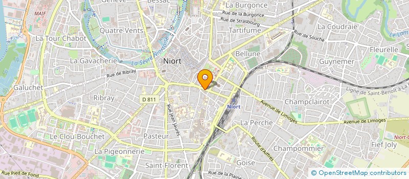 localisation de l'entreprise TECH IN GAIA  NIORT