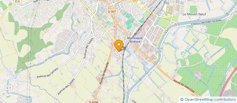localisation de l'entreprise TECH INGIENERIE à MANOSQUE