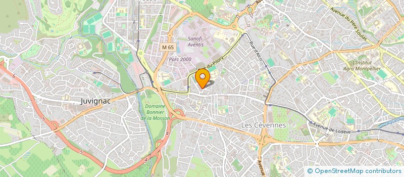 localisation de l'entreprise TECH INNO à MONTPELLIER