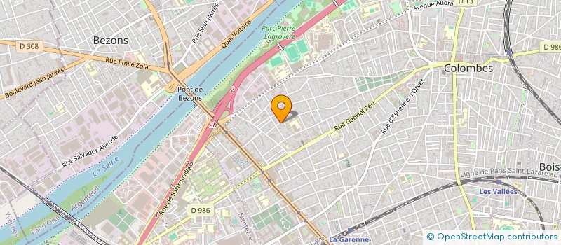 localisation de l'entreprise TECH INNOV à COLOMBES