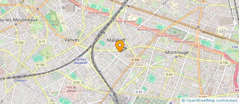 localisation de l'entreprise TECH INSERT à MALAKOFF