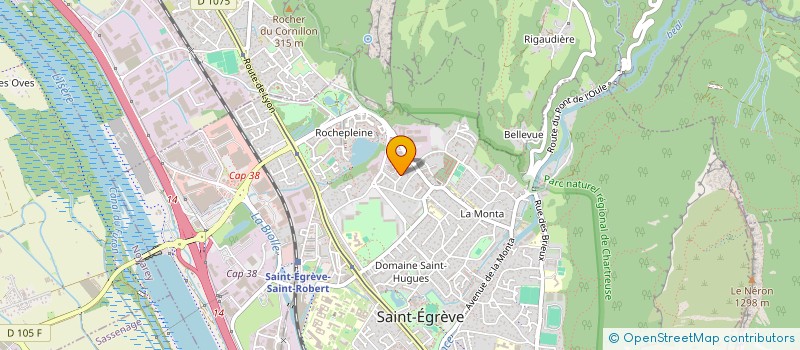 localisation de l'entreprise TECH INVEST  SAINT-EGREVE