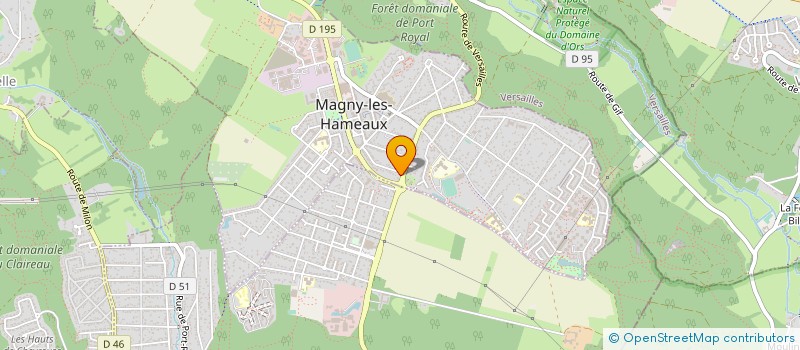 localisation de l'entreprise TECH ISA CONSEILS  MAGNY-LES-HAMEAUX