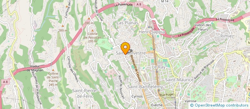 localisation de l'entreprise TECH'IT CREATION  NICE