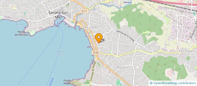 localisation de l'entreprise TECH-KER à SIX-FOURS-LES-PLAGES