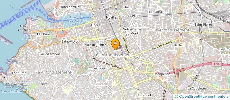 localisation de l'entreprise TECH-LAB à MARSEILLE