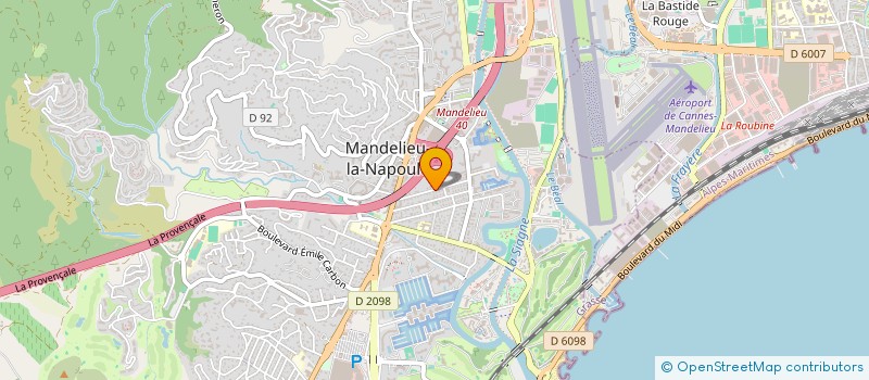 localisation de l'entreprise TECH LOC INTERNATIONAL SERVICE à MANDELIEU-LA-NAPOULE