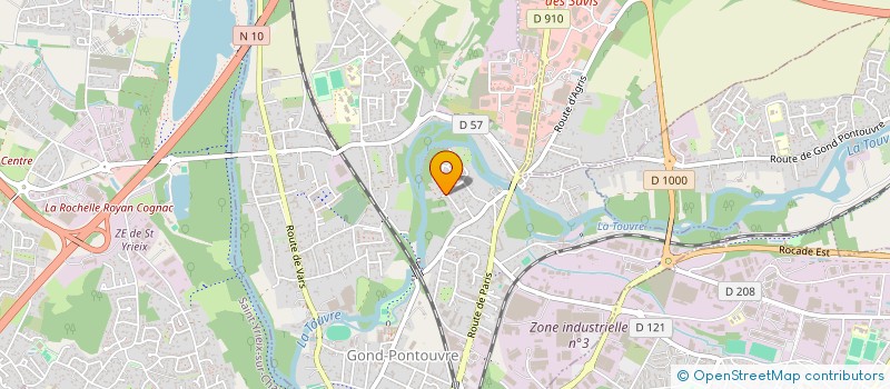 localisation de l'entreprise TECH M2I  GOND-PONTOUVRE