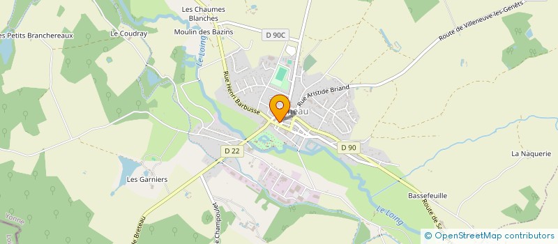 localisation de l'entreprise TECH MAN PRO  BLENEAU