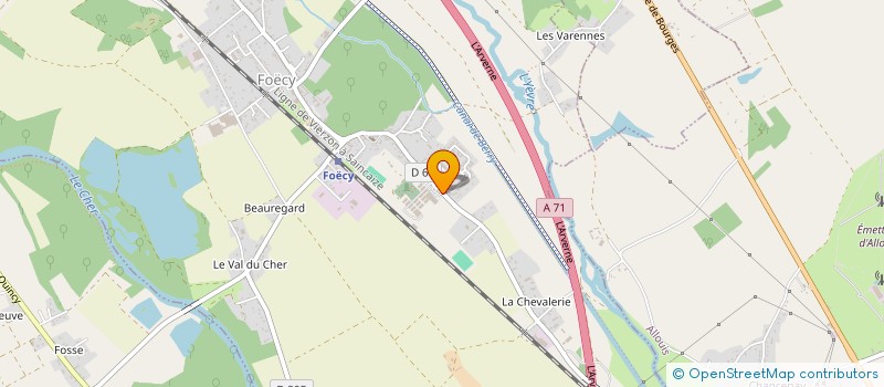 localisation de l'entreprise TECH-MAT à FOECY