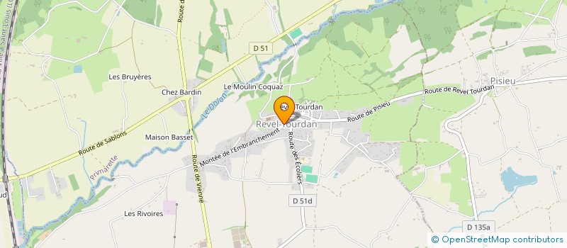 localisation de l'entreprise TECH & MAT  REVEL-TOURDAN