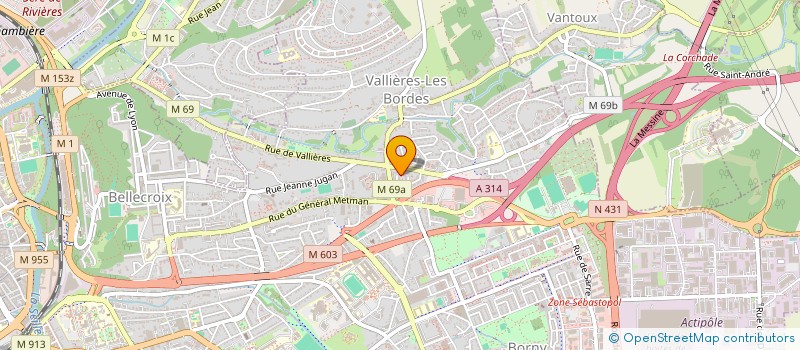 localisation de l'entreprise TECH-MATTERS  WOIPPY