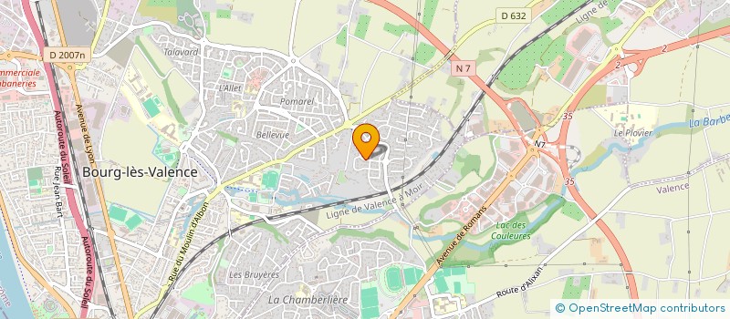 localisation de l'entreprise TECH ME UP à BOURG-LES-VALENCE