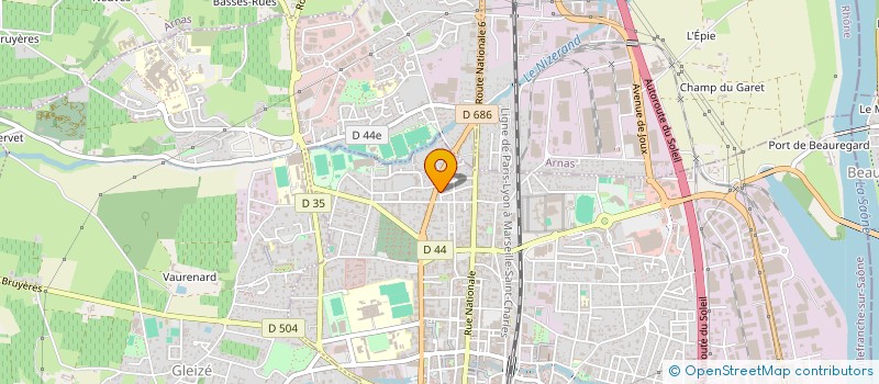 localisation de l'entreprise TECH MOTORS à VILLEFRANCHE-SUR-SAONE