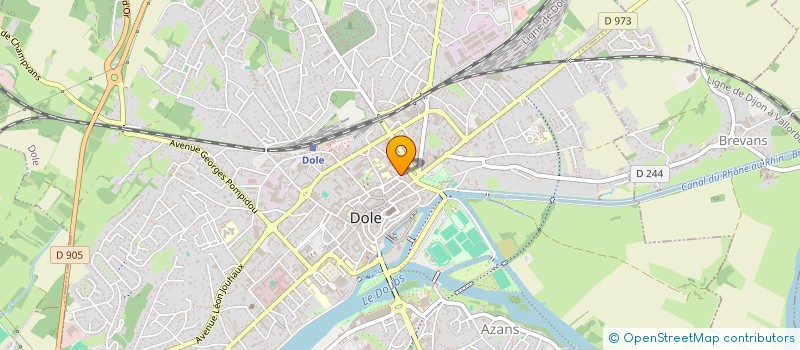 localisation de l'entreprise TECH MOTOS à DOLE