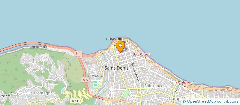 localisation de l'entreprise TECH'NET REUNION à SAINT-DENIS