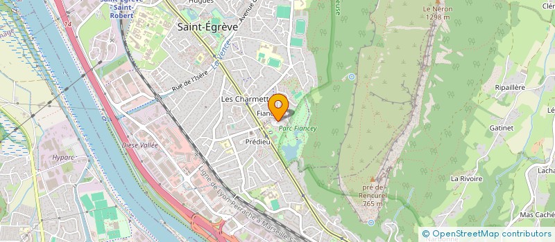 localisation de l'entreprise TECH NETT  SAINT-EGREVE