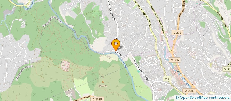 localisation de l'entreprise TECH NICE BTP  LA COLLE-SUR-LOUP