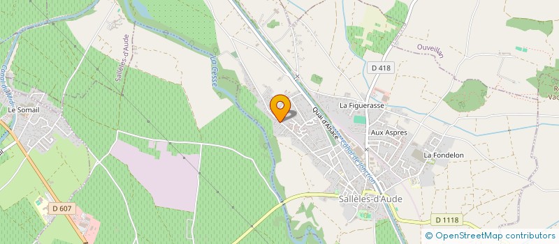 localisation de l'entreprise TECH-OCCI  SALLELES-D'AUDE